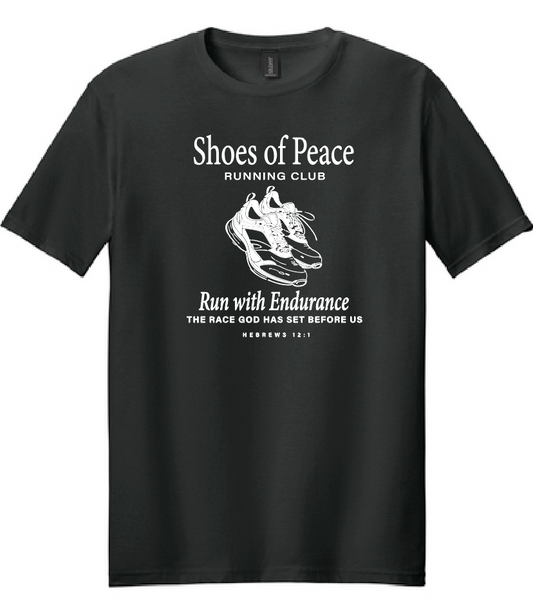 Shoes of Peace Softstyle S/S T-shirt (black)