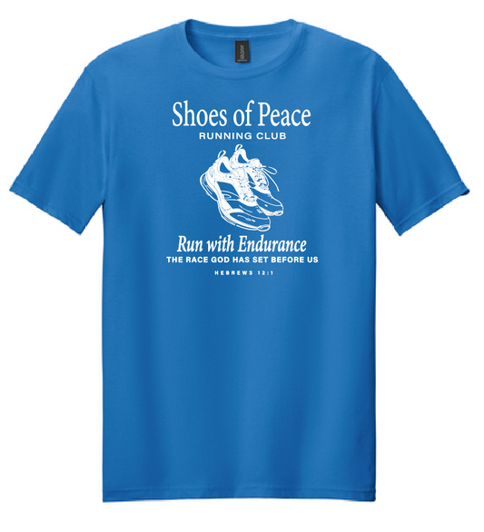 Shoes of Peace Softstyle S/S T-shirt (royal)
