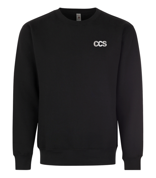 CCS 3-D Silicone Emblem Premium Crewneck Sweatshirt (black)