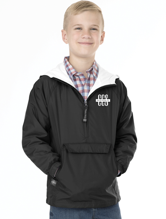 Royals Design LINED Pack-n-Go Jacket (black)