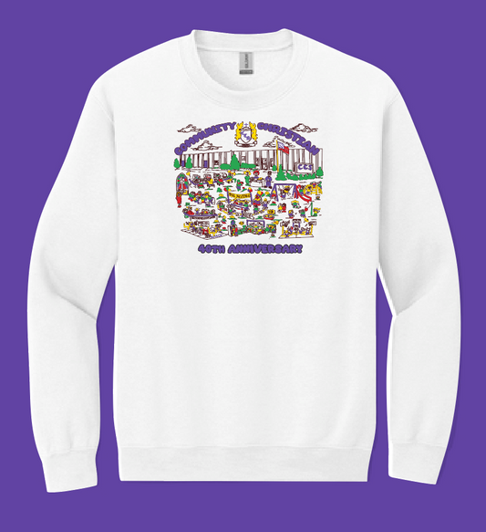40th Anniversary Gildan Crewneck Sweatshirt