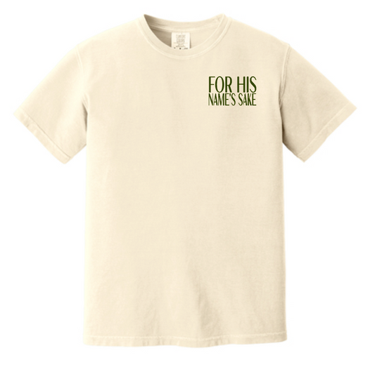 Psalm 23 Comfort Colors S/S T-shirt (ivory) (adult)