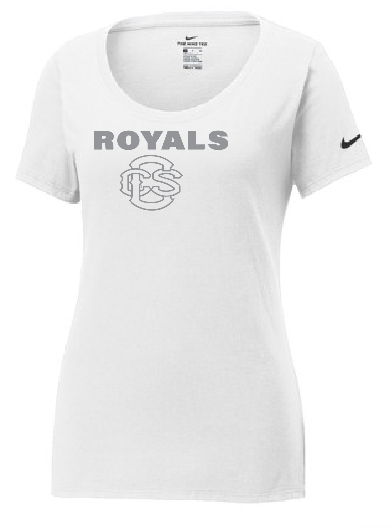 Fan Gear (6473) Nike Dri-Fit Cotton/poly S/S T-shirt (women)(white)