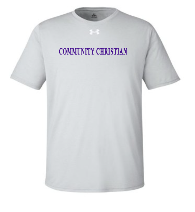 Fan Gear (6476) Under Armour Team Tech T-shirt (lt grey)