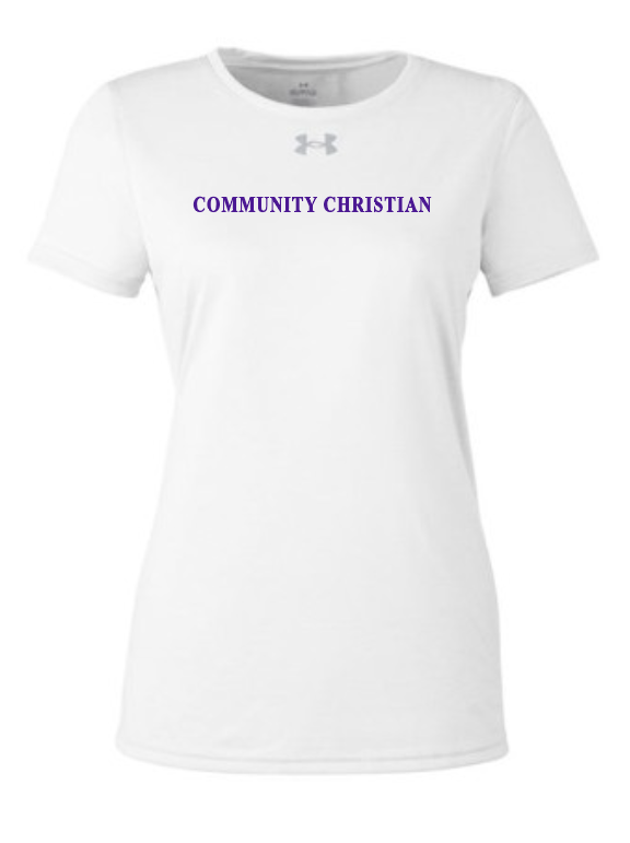 Fan Gear (6476) Under Armour Team Tech T-shirt (women)(white)