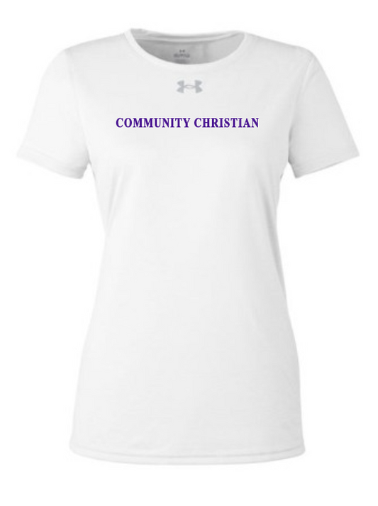 Fan Gear (6476) Under Armour Team Tech T-shirt (women)(white)