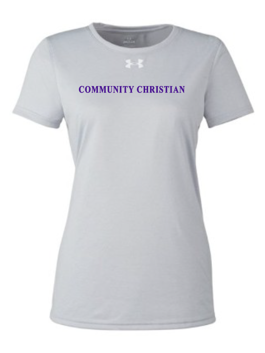 Fan Gear (6476) Under Armour Team Tech T-shirt (women)(lt grey)