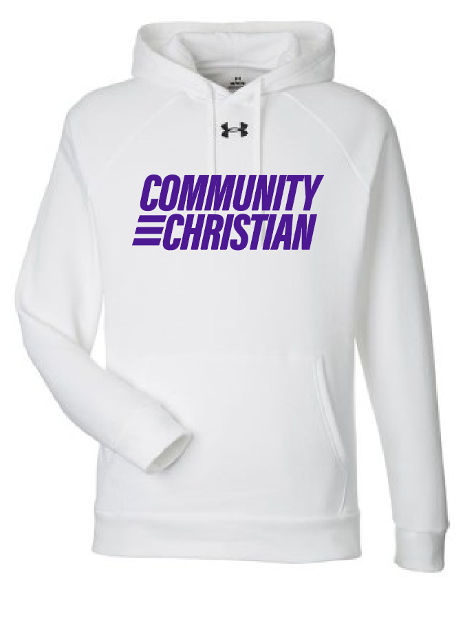 Fan Gear (6472) Under Armour Rival Fleece Hoodie (white)