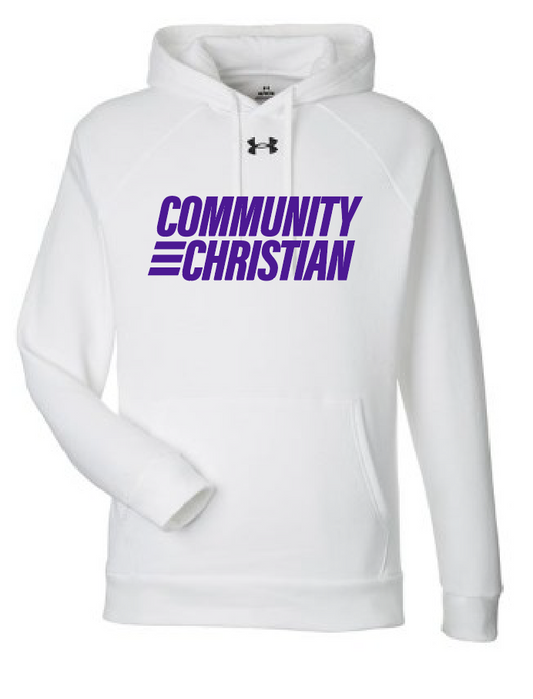 Fan Gear (6472) Under Armour Rival Fleece Hoodie (white)