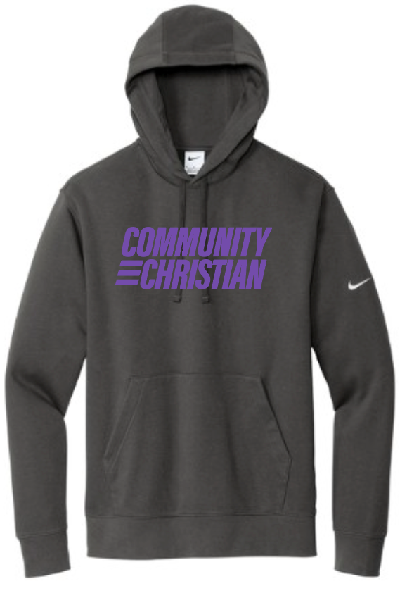 Fan Gear (6472) Nike Club Fleece Hoodie (anthracite)