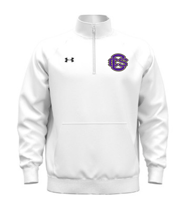 Fan Gear (6475) Under Armour Rival Fleece 1/4 Zip (white)