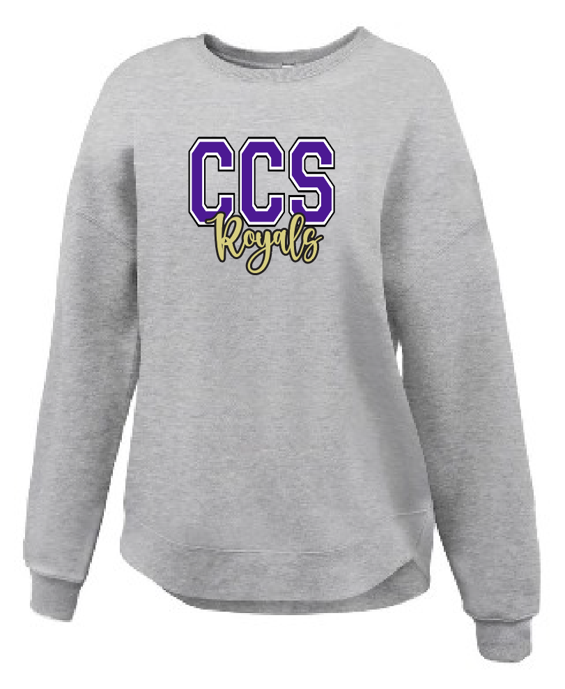 Fan Gear (6474) Pennant Sportswear Women's Crewneck Sweatshirt (heather)