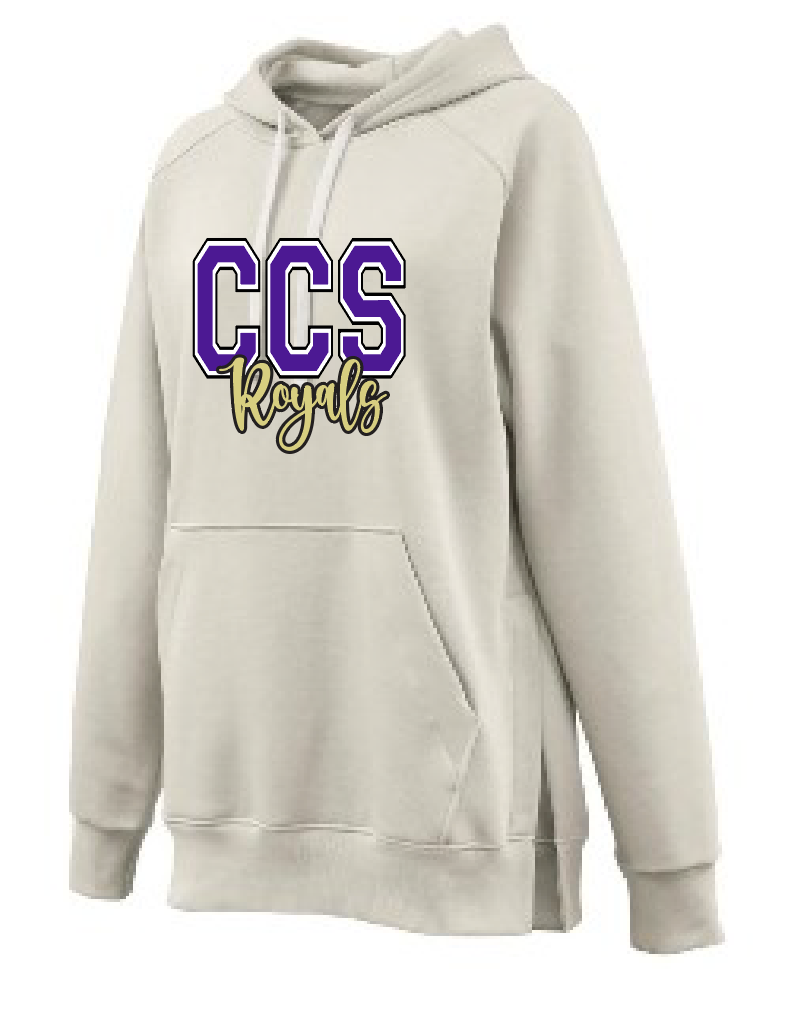 Fan Gear (6474) Pennant Sportswear Women's Tunic Hoodie (bone)