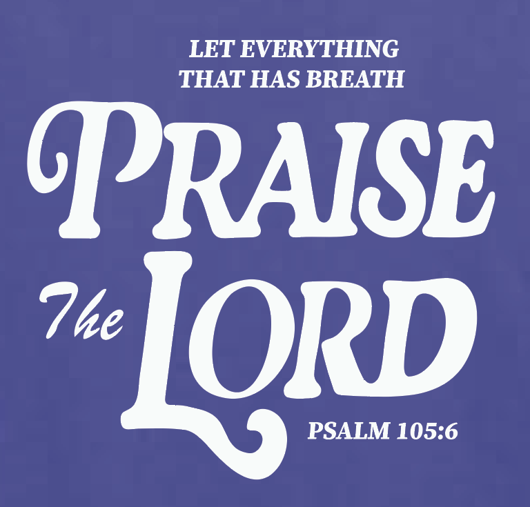 Praise the Lord Port & Co L/S T-shirt (youth)(purple)
