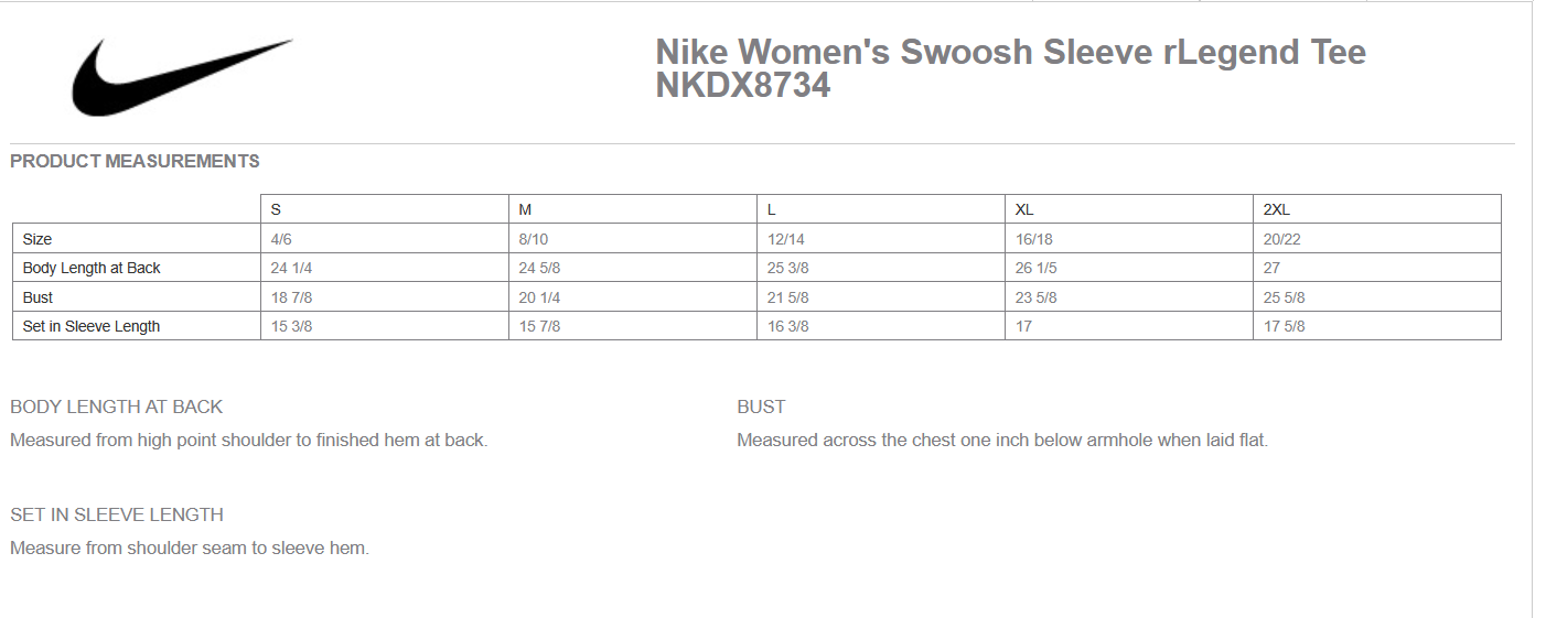 Fan Gear (6473) Nike Dri-Fit rLegend S/S T-shirt(women)(white)