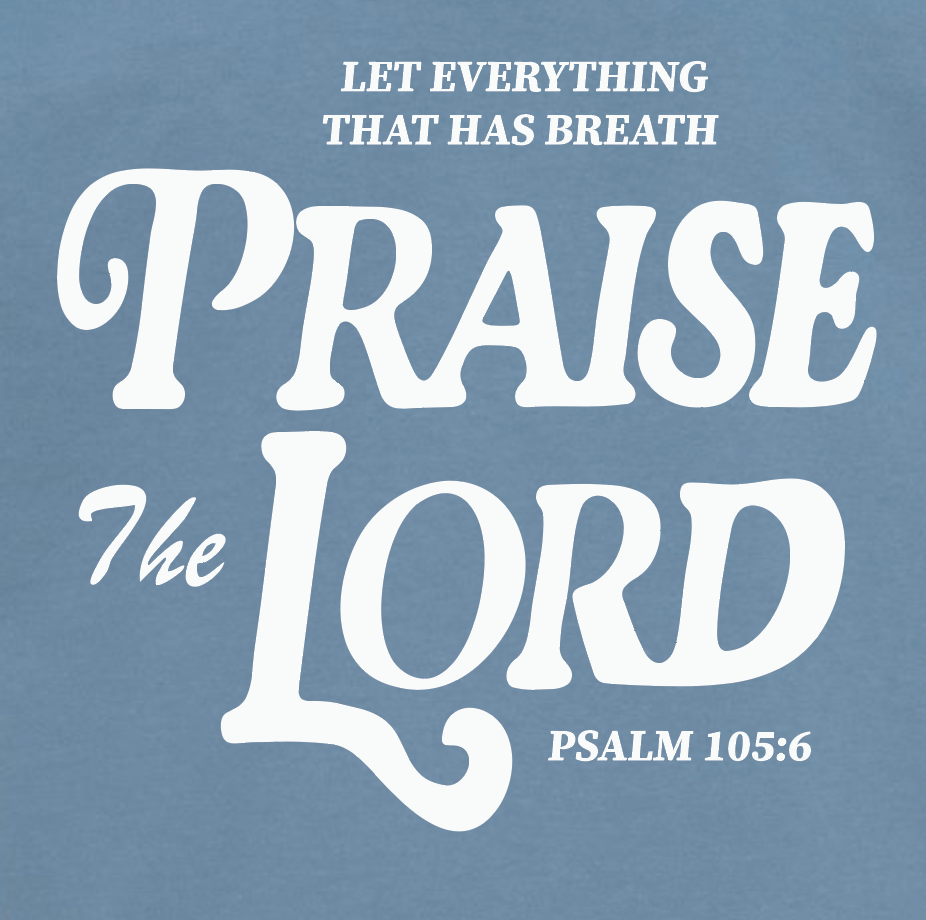 Praise the Lord Comfort Colors S/S T-shirt (denim)