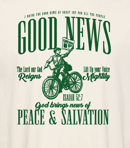 Good News Comfort Colors S/S T-shirt (forest print)