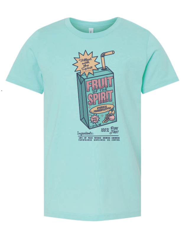 CCS Jr Class "Fruit of the Spirit" Design S/S T-shirt (adult) (mint)