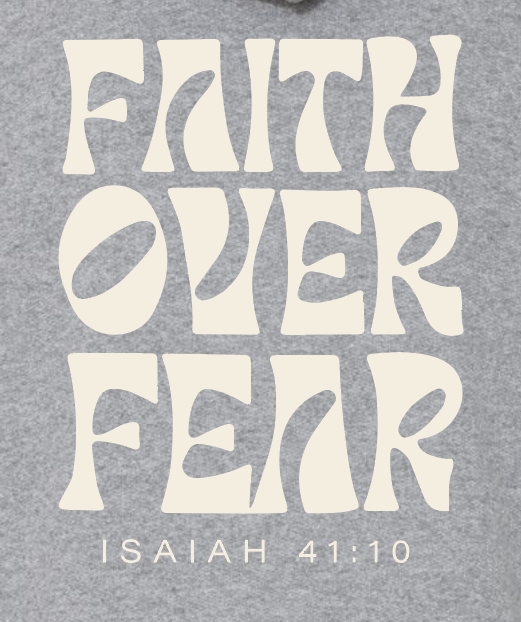 CCS Jr Class "Faith Over Fear" Design Crewneck Sweatshirt (youth) (heather)