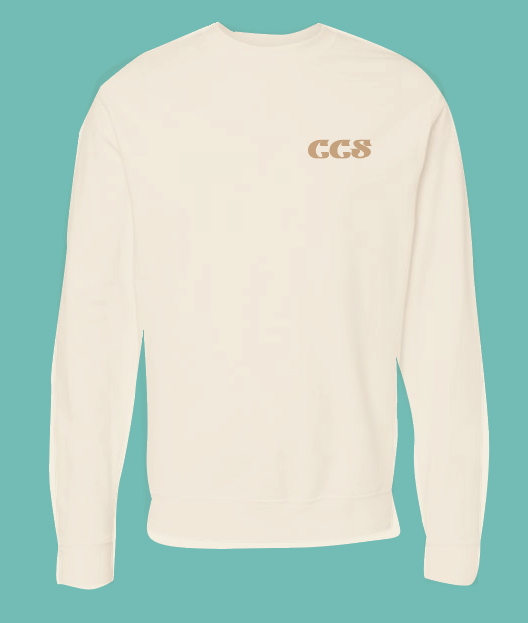CCS Jr Class "Faith Over Fear" Design Crewneck Sweatshirt (adult) (cream)
