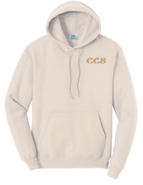 CCS Jr Class "Faith Over Fear" Design Hooded Sweatshirt (adult) (cream)