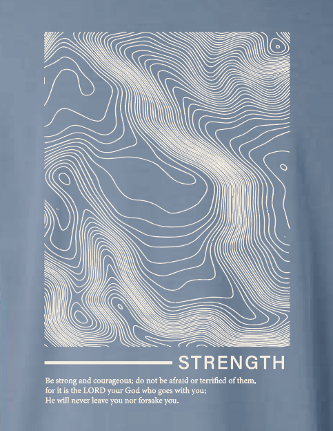 CCS Jr Class "Strength" Design Long Sleeve T-shirt (adult) (blue)