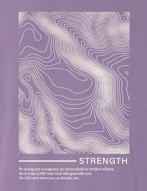 CCS Jr Class "Strength" Design Short Sleeve T-shirt (adult) (violet)
