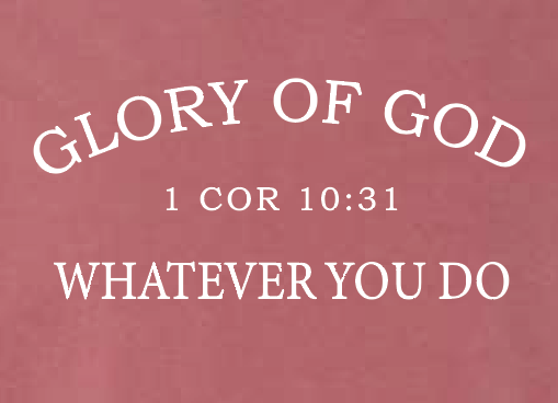 Glory of God Design Comfort Colors L/S T-shirt (crimson)