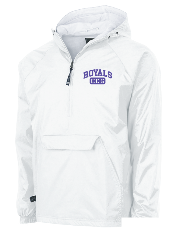 Royals Design LINED Pack-n-Go Jacket (white)