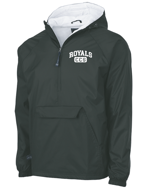 Royals Design LINED Pack-n-Go Jacket (black)