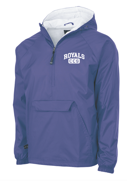 Royals Design LINED Pack-n-Go Jacket (purple)