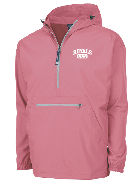 Royals Design UNLINED Pack-n-Go Jacket (coral)