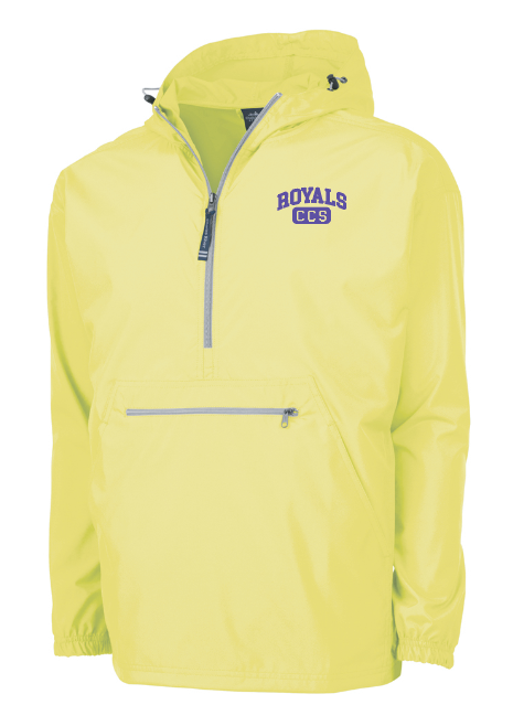 Royals Design UNLINED Pack-n-Go Jacket (neon yellow)