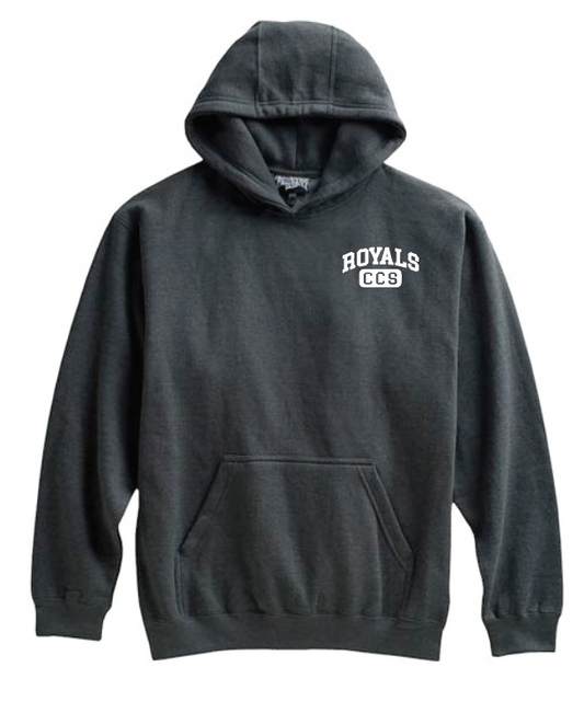 Royals Design Super-10 Hooded Sweatshirt (charcoal)