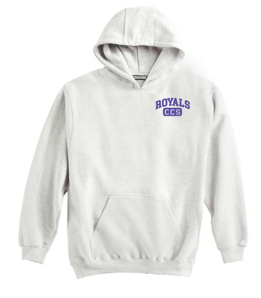 Royals Design Super-10 Hooded Sweatshirt (white)