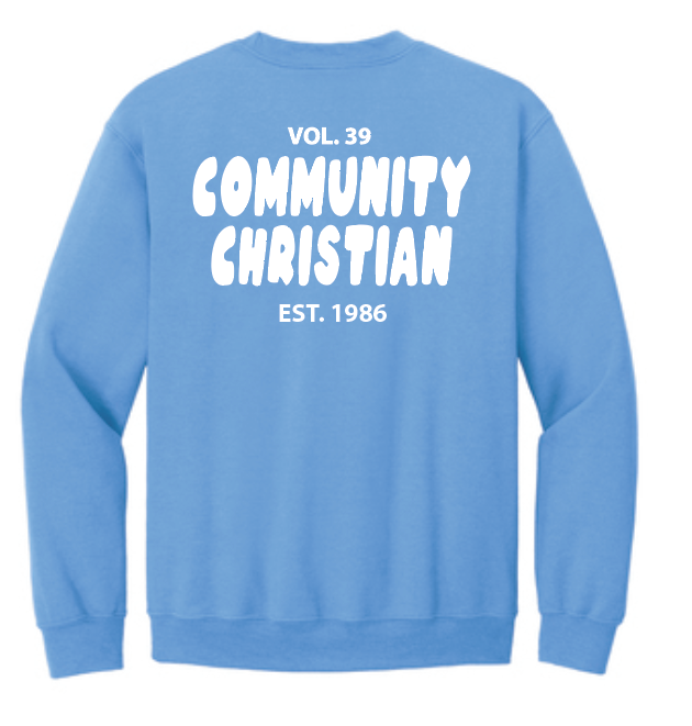 Volume 39 Design Crewneck Sweatshirt (blue)