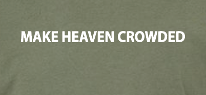 Heaven Crowded Design BellaCanvas S/S T-shirt (mil green)