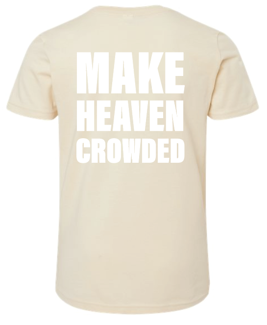 Heaven Crowded Design BellaCanvas S/S T-shirt (natural)