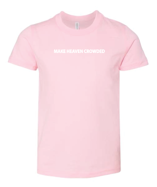 Heaven Crowded Design BellaCanvas S/S T-shirt (pink)