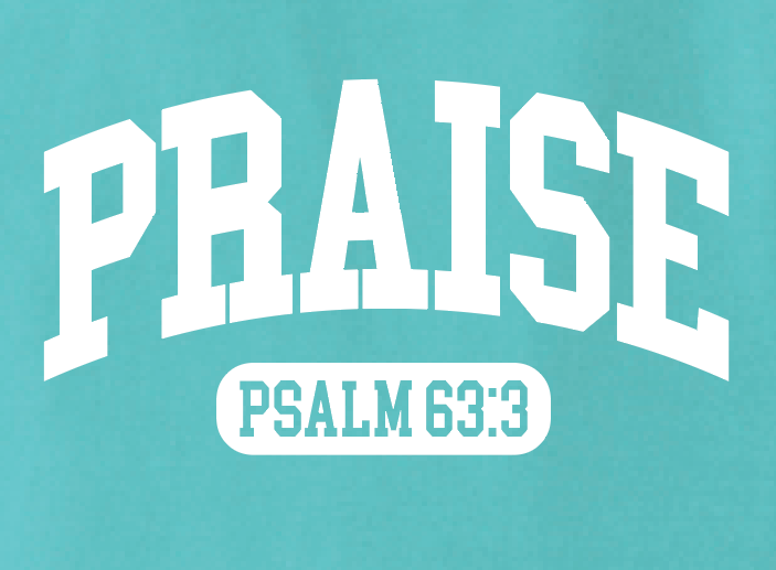 Praise Design Comfort Colors Crewneck Sweatshirt (mint)