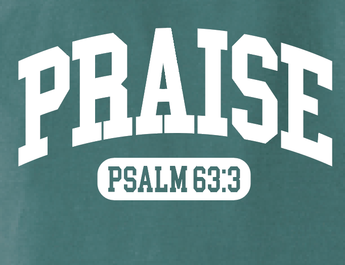 Praise Design Comfort Colors S/S T-shirt (blue spruce)