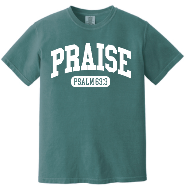 Praise Design Comfort Colors S/S T-shirt (blue spruce)