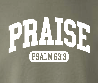 Praise Design Gildan Crewneck Sweatshirt (military)