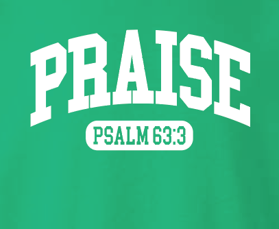 Praise Design Gildan Crewneck Sweatshirt (green)