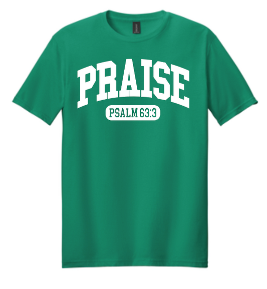 Praise Design Gildan S/S T-shirt (green)