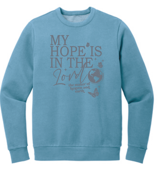 My Hope Design District Crewneck Sweatshirt (blue)