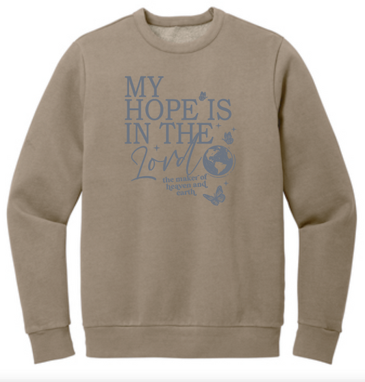 My Hope Design District Crewneck Sweatshirt (tan)