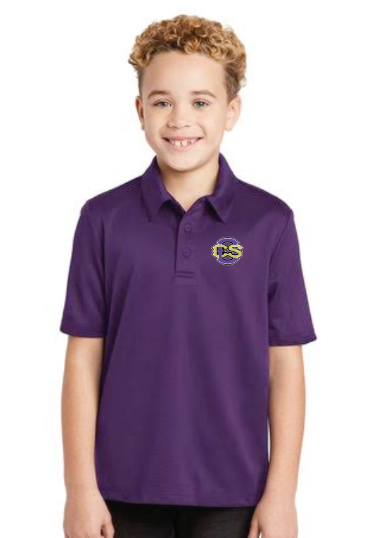 CCS Jr Class "CCS Logo" Design Port Authority Polo (4 color options) (youth)