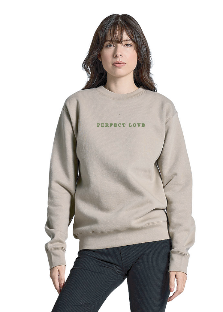 Perfect Love Design SmartBlanks Crewneck Sweatshirt (dust)