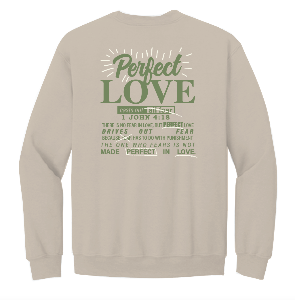 Perfect Love Design SmartBlanks Crewneck Sweatshirt (dust)